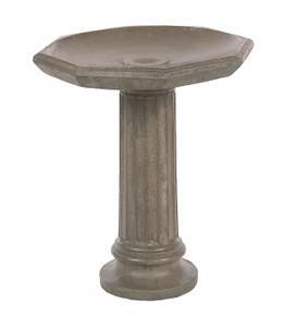 AG Lg Octagon Birdbath
