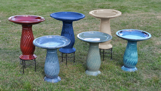 Birdbath Glazed Frost Proof 2026